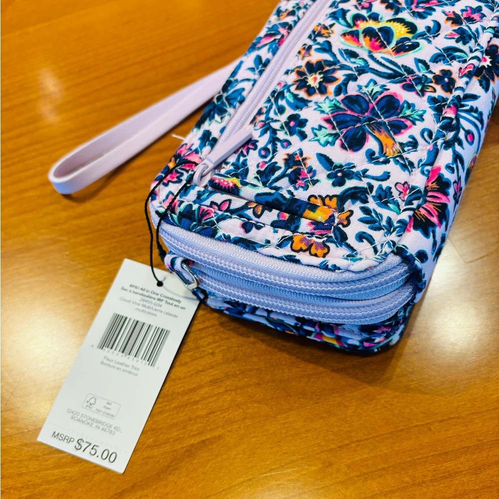 Vera Bradley Multicolor Floral Wristlet - Picture 2 of 10